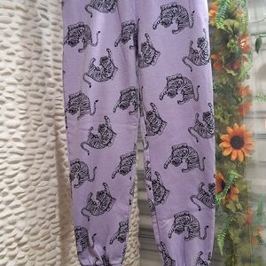 Justify Purple Tiger Print Joggers